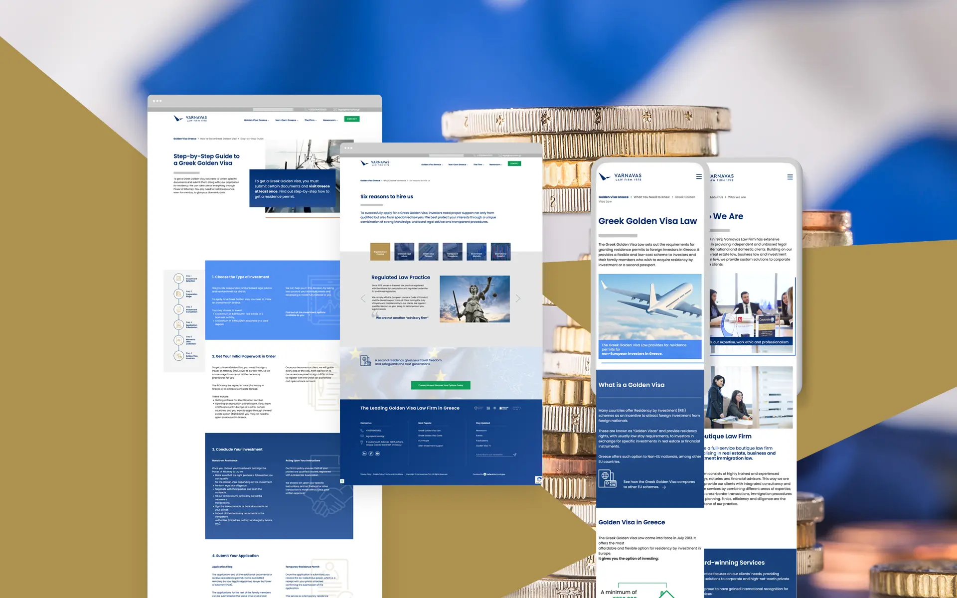 Website Varnavas. Local services brand και web παρουσία.